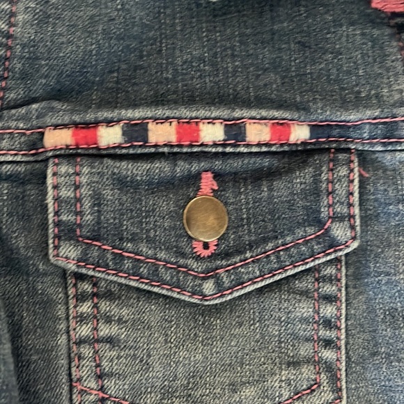 Hayley heart denim jacket size 6 excellent condition - Picture 4 of 4